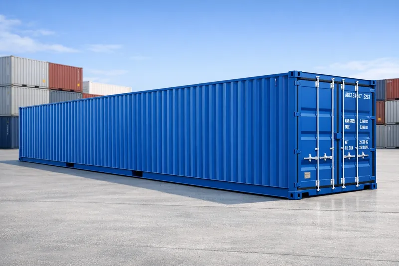 One-trip 40ft standard shipping container for sale