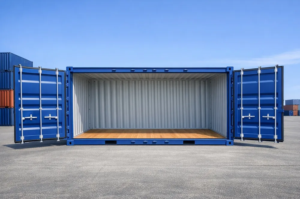 20ft new open side 2 door high cube shipping container for sale